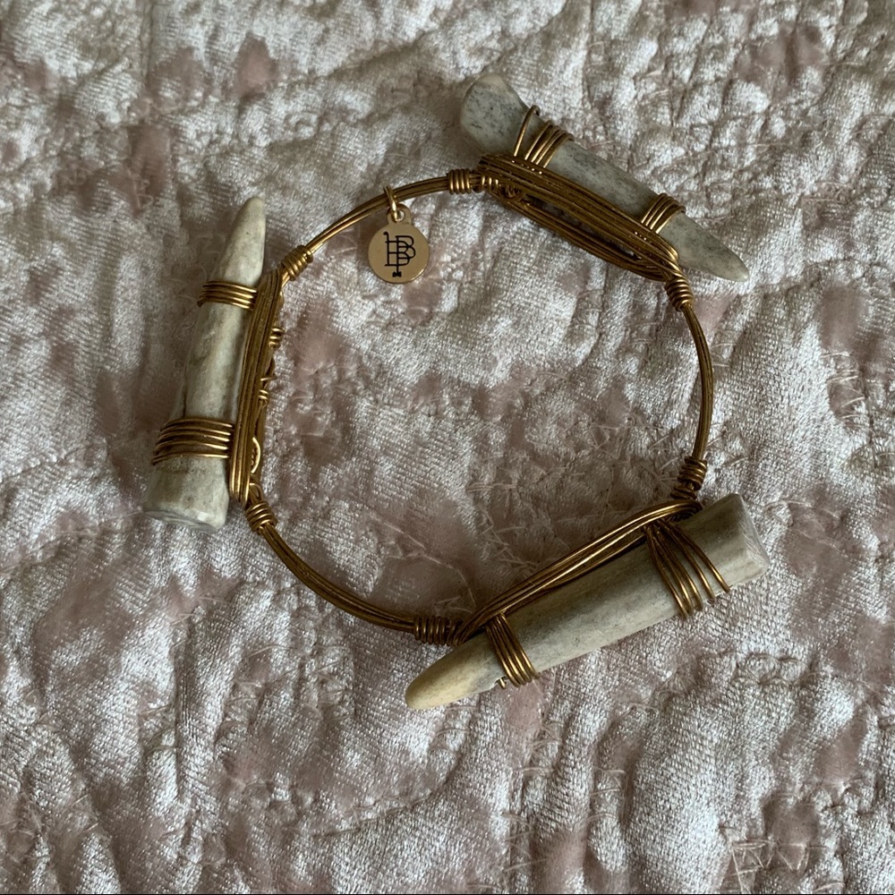 Bourbon & bowties bone bracelet